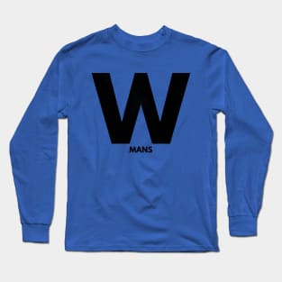 W Mans III (blk Mesh) Long Sleeve T-Shirt